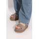 UGG Goldenstar Hi Sandal Smoke Plume