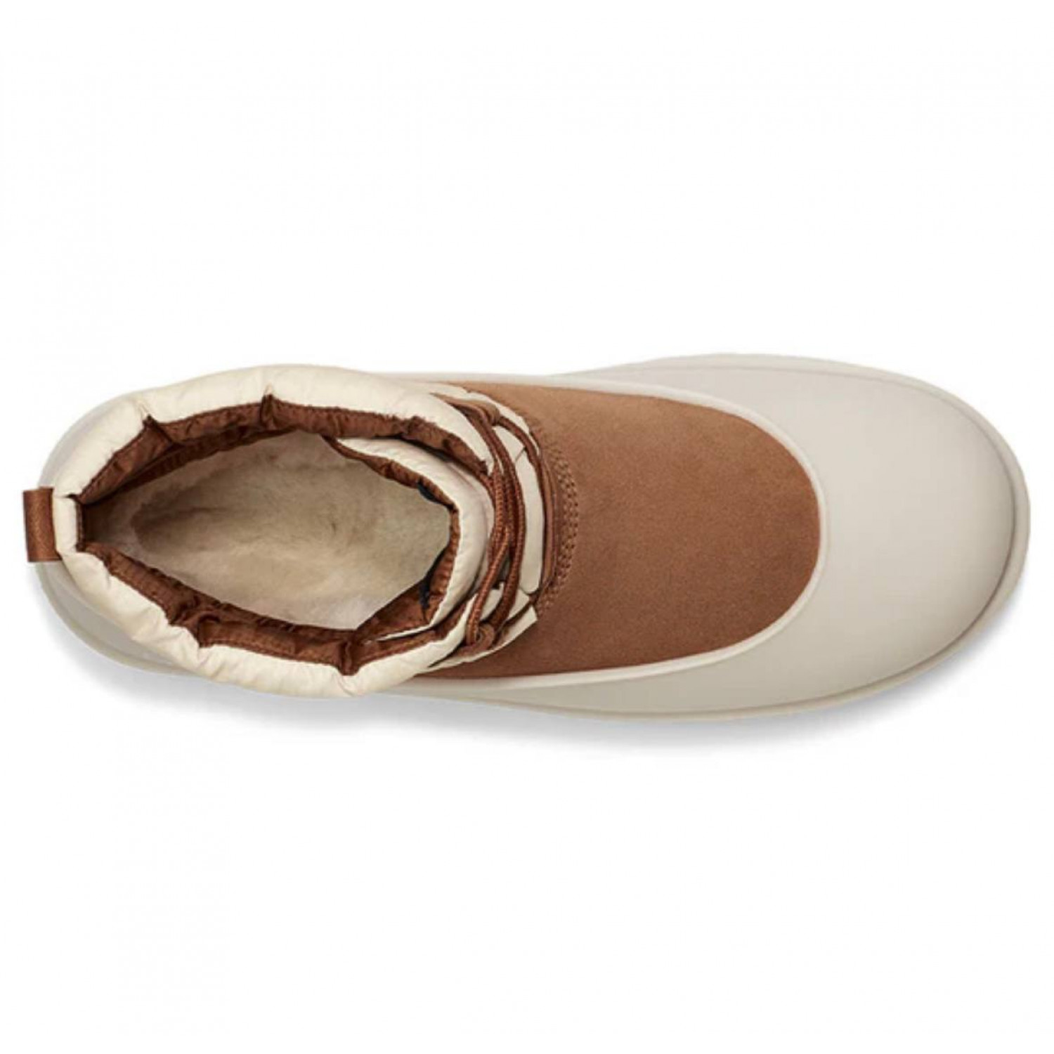 UGG Mens Classic Mini Lace-Up Weather Chestnut Whitecap 