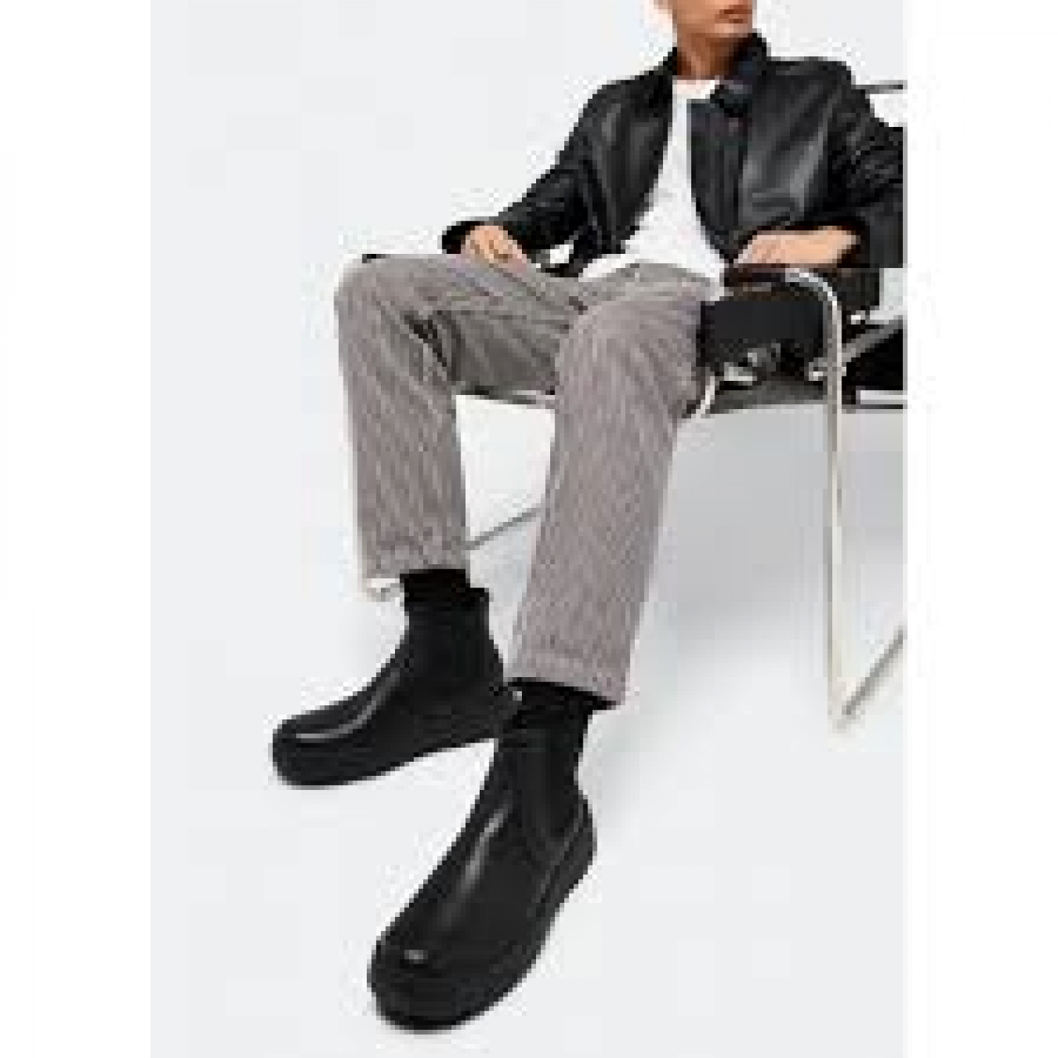 UGG Mens Burleigh Chelsea Leather Black 