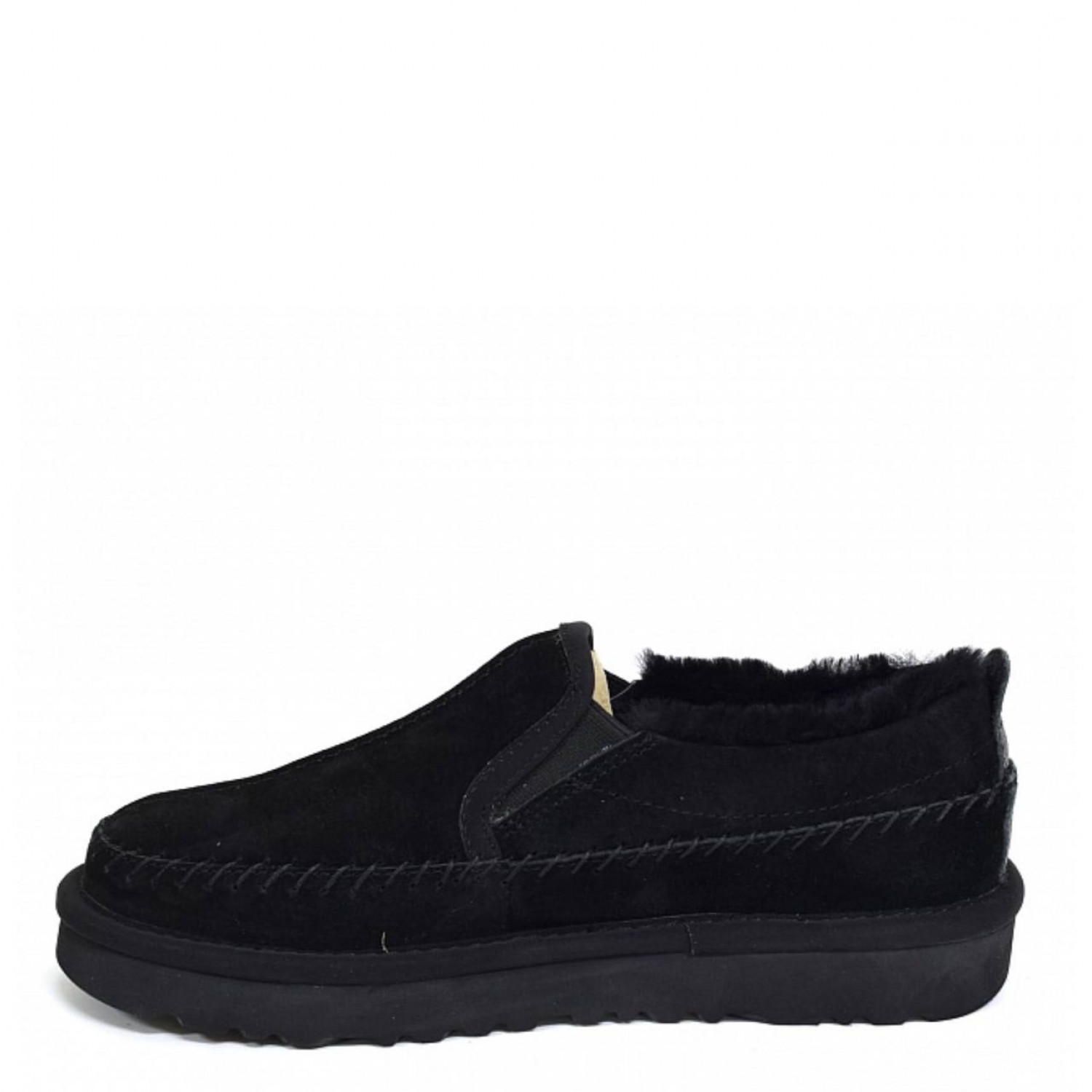 UGG Mens Stitch Slip On Black 