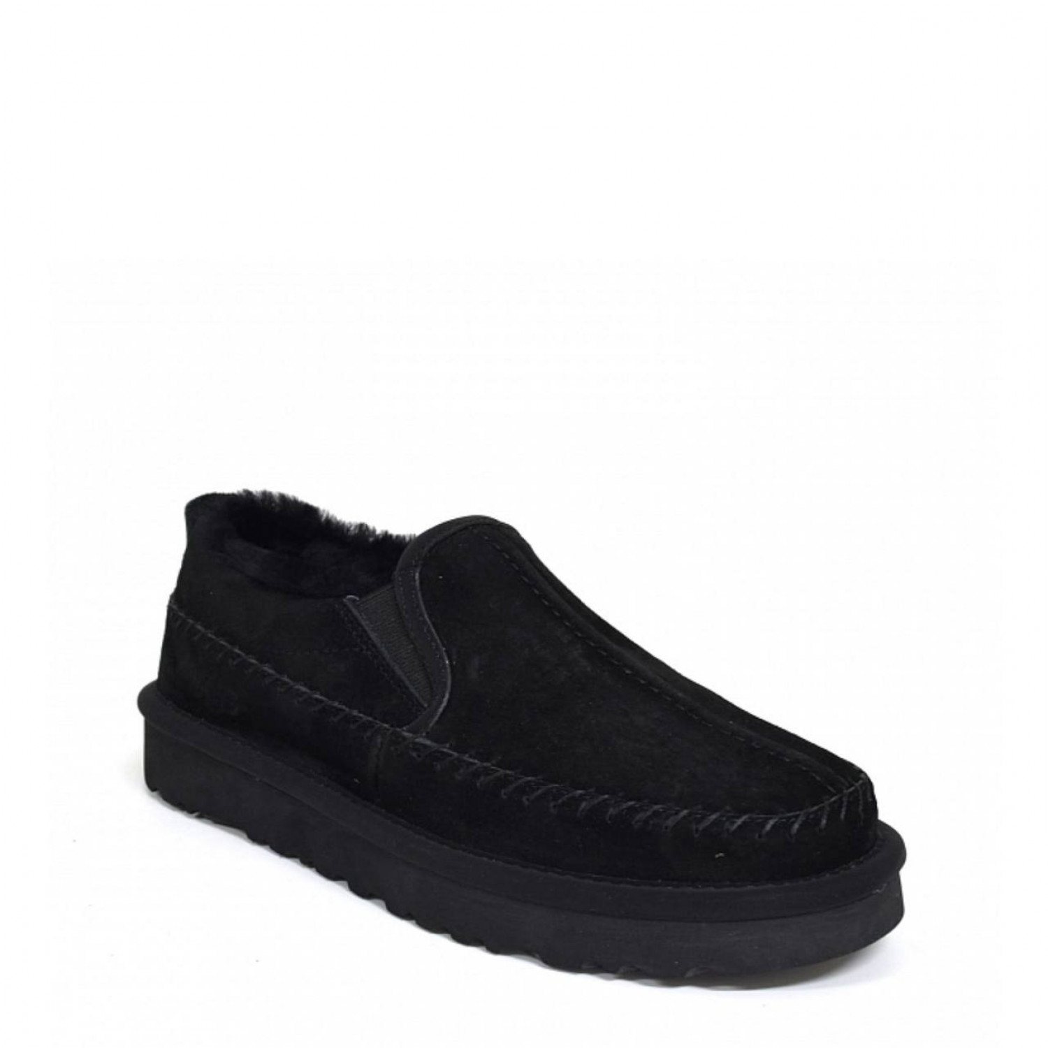 UGG Mens Stitch Slip On Black 
