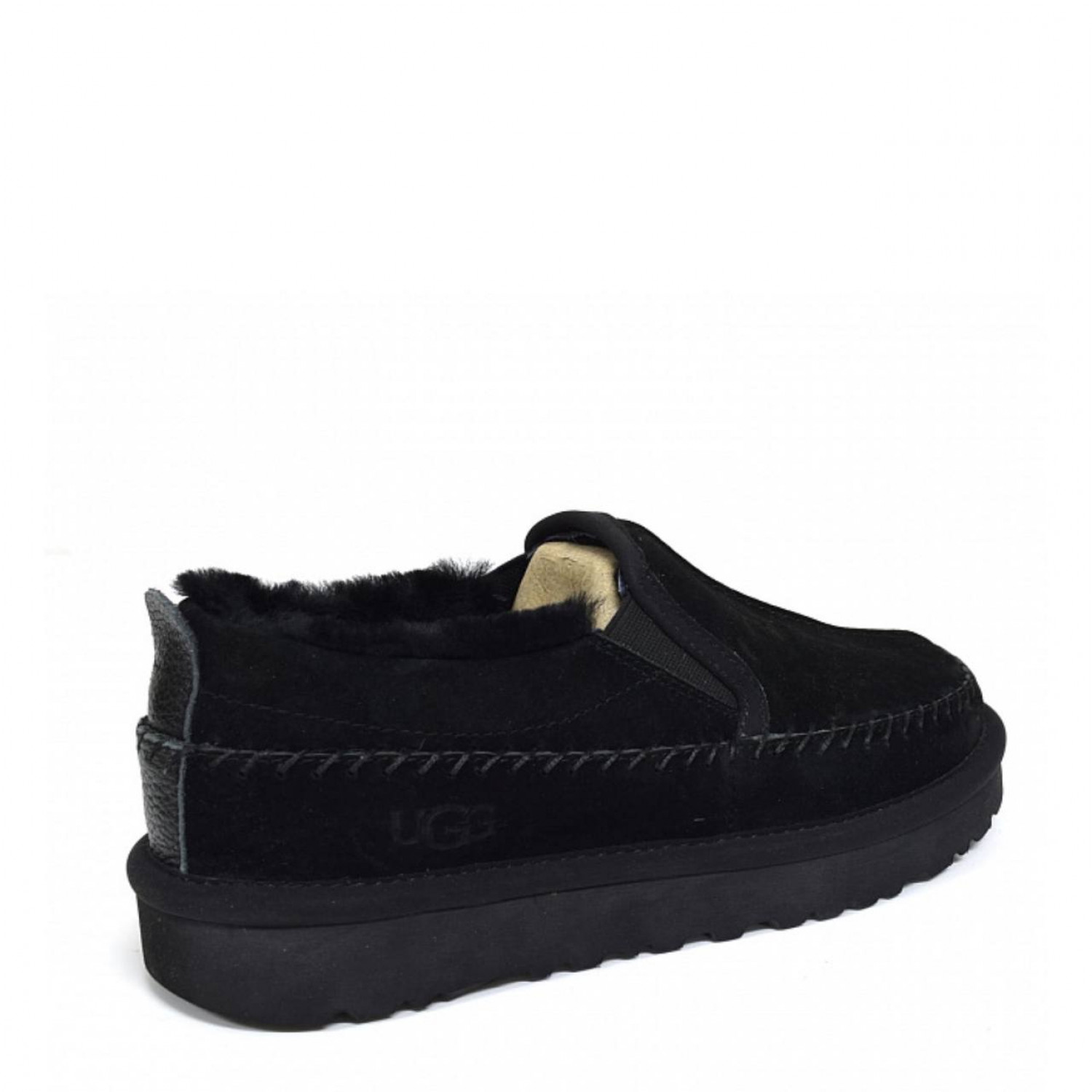 UGG Mens Stitch Slip On Black 