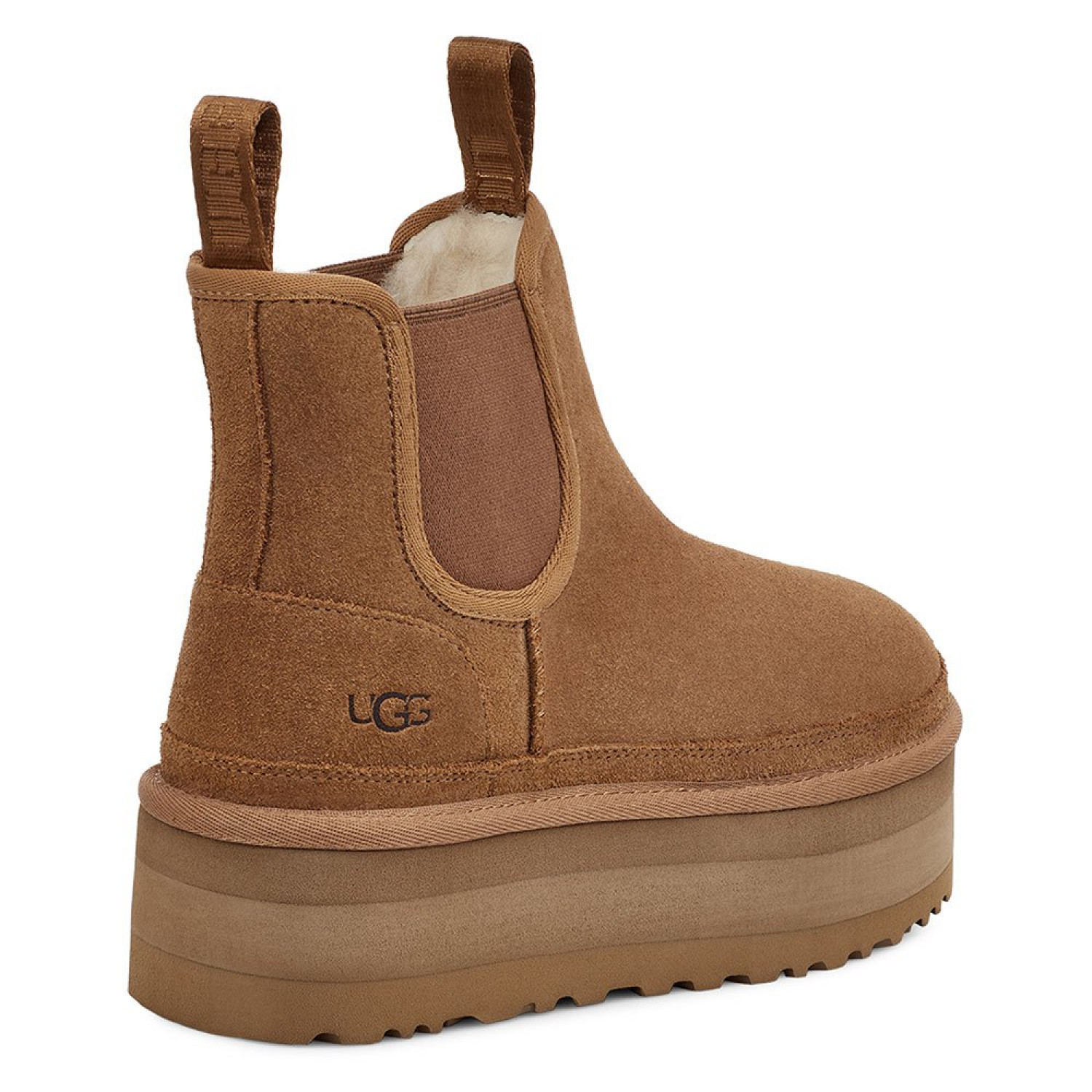 UGG Neumel Platform Chelsea Chestnut