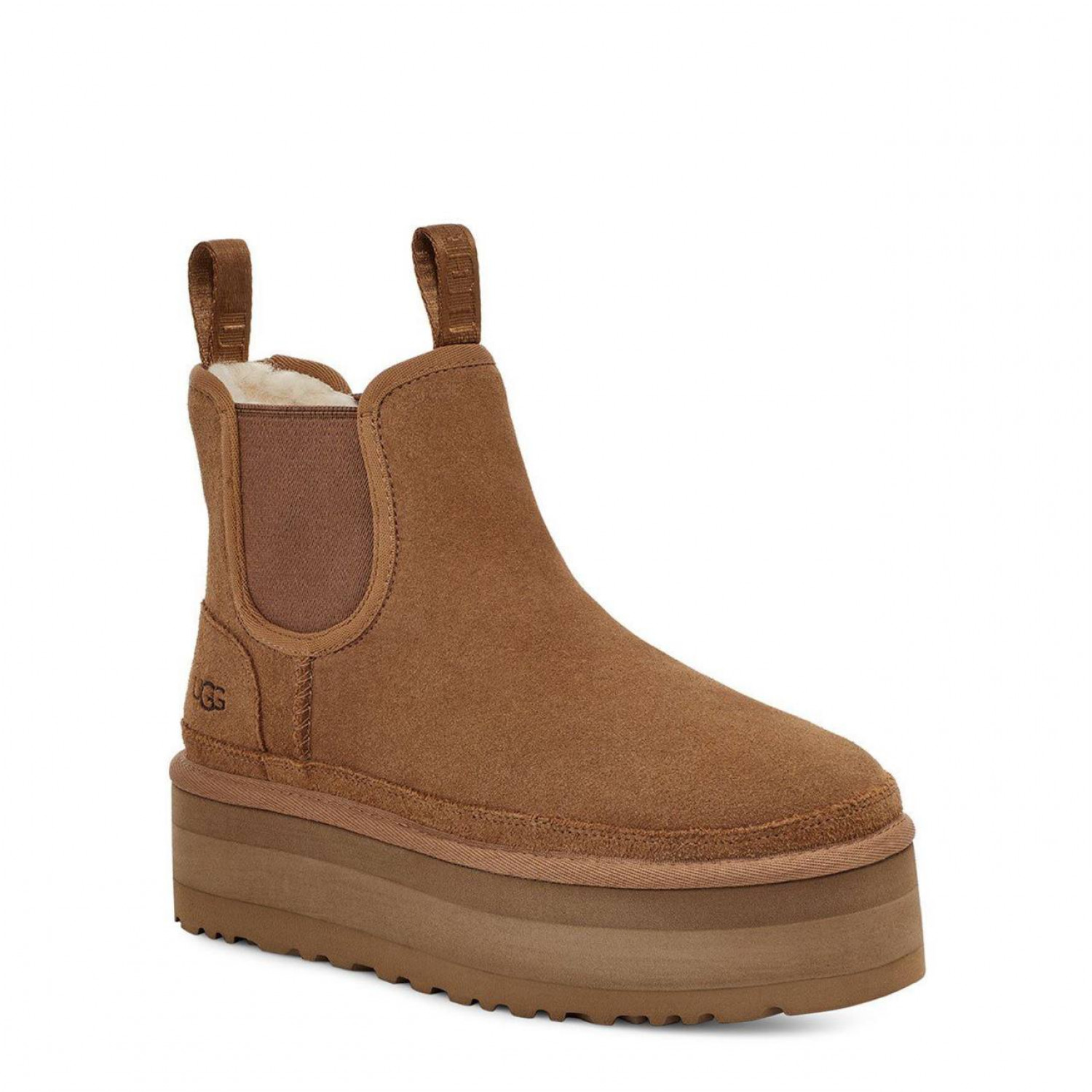 UGG Neumel Platform Chelsea Chestnut