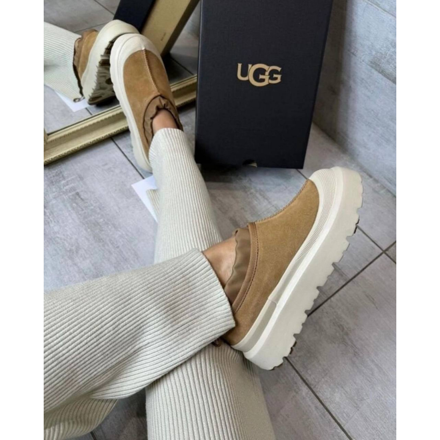 UGG Tasman Hybrid Chestnut / Whitecap