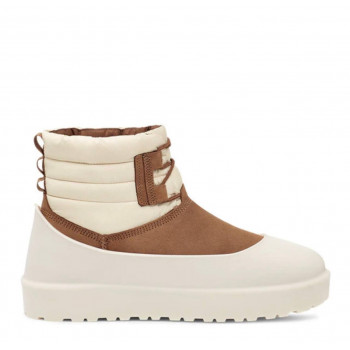UGG Classic Mini Lace-Up Weather Chestnut Whitecap