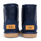 UGG Kids Classic Short Metallic Navy 