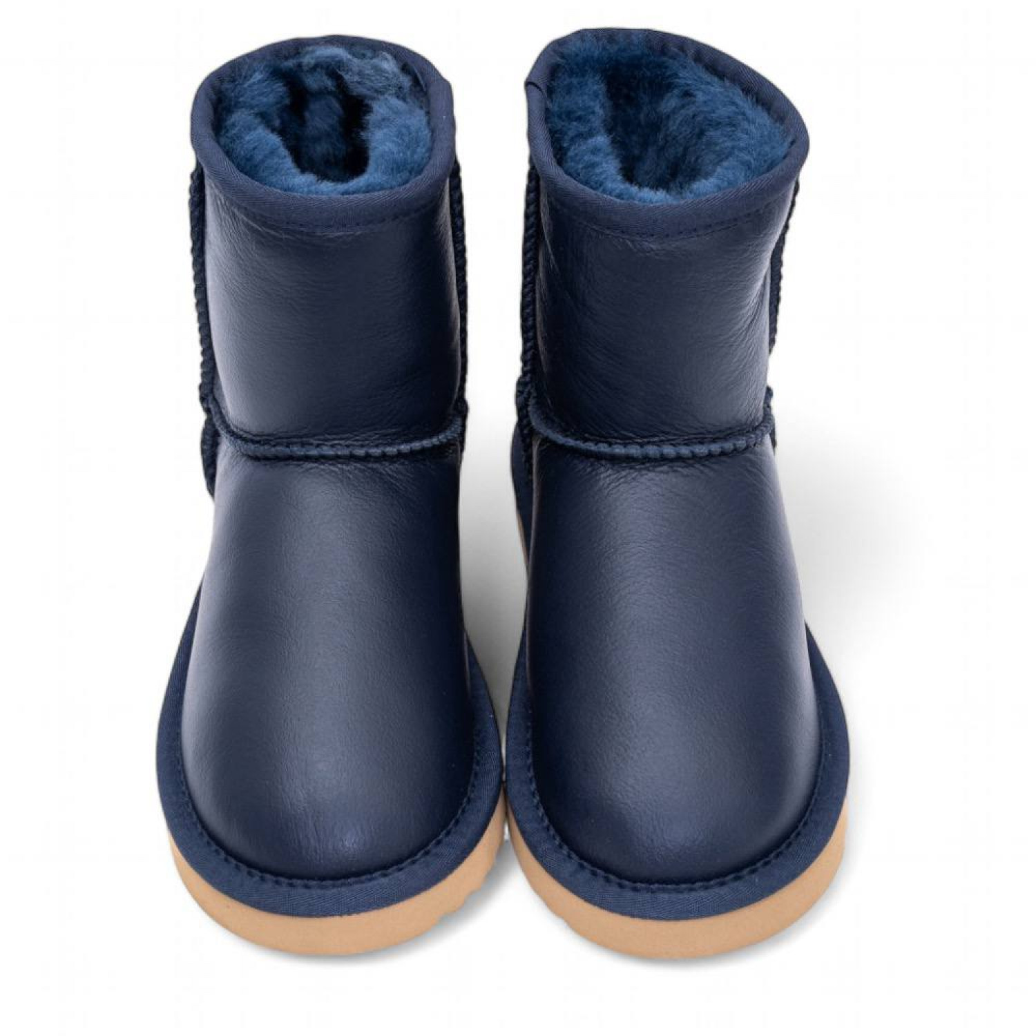 UGG Kids Classic Short Metallic Navy 