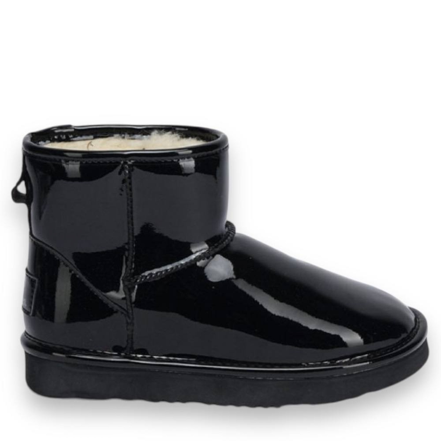 UGG & Jimmy Choo Mini Patent Black
