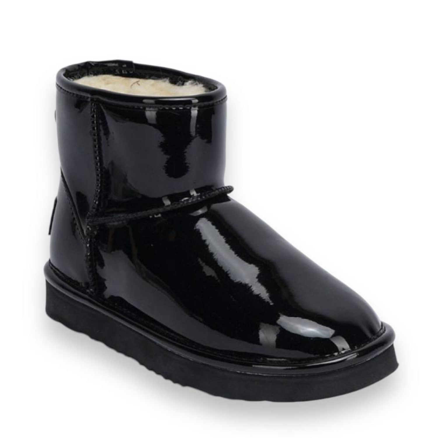 UGG & Jimmy Choo Mini Patent Black