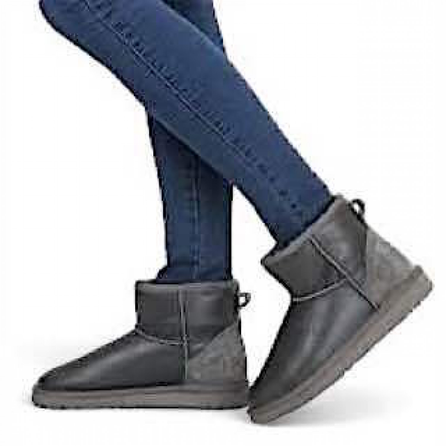 UGG Classic Mini Metallic Grey