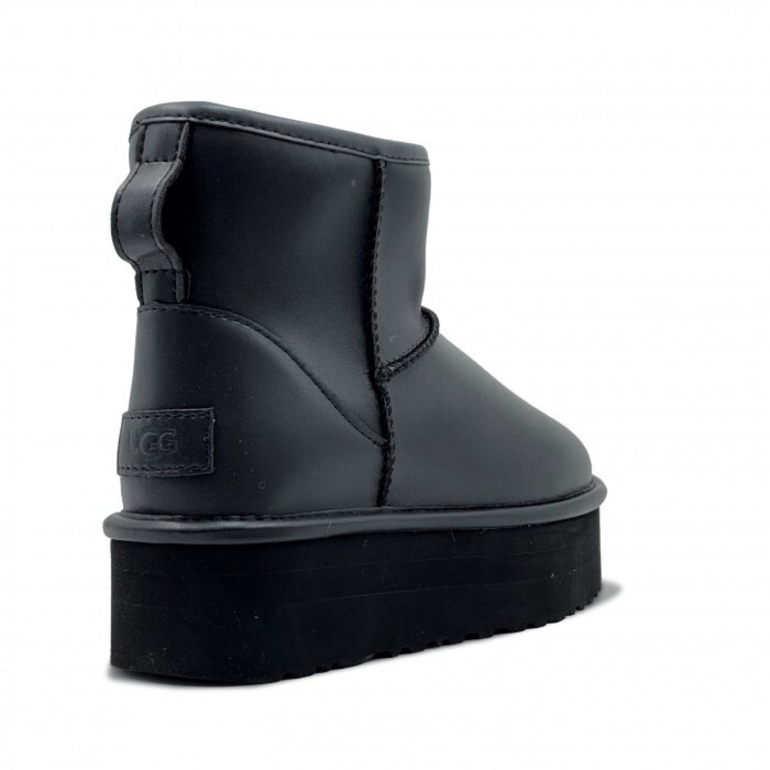 UGG Classic Mini Platform Leather Black