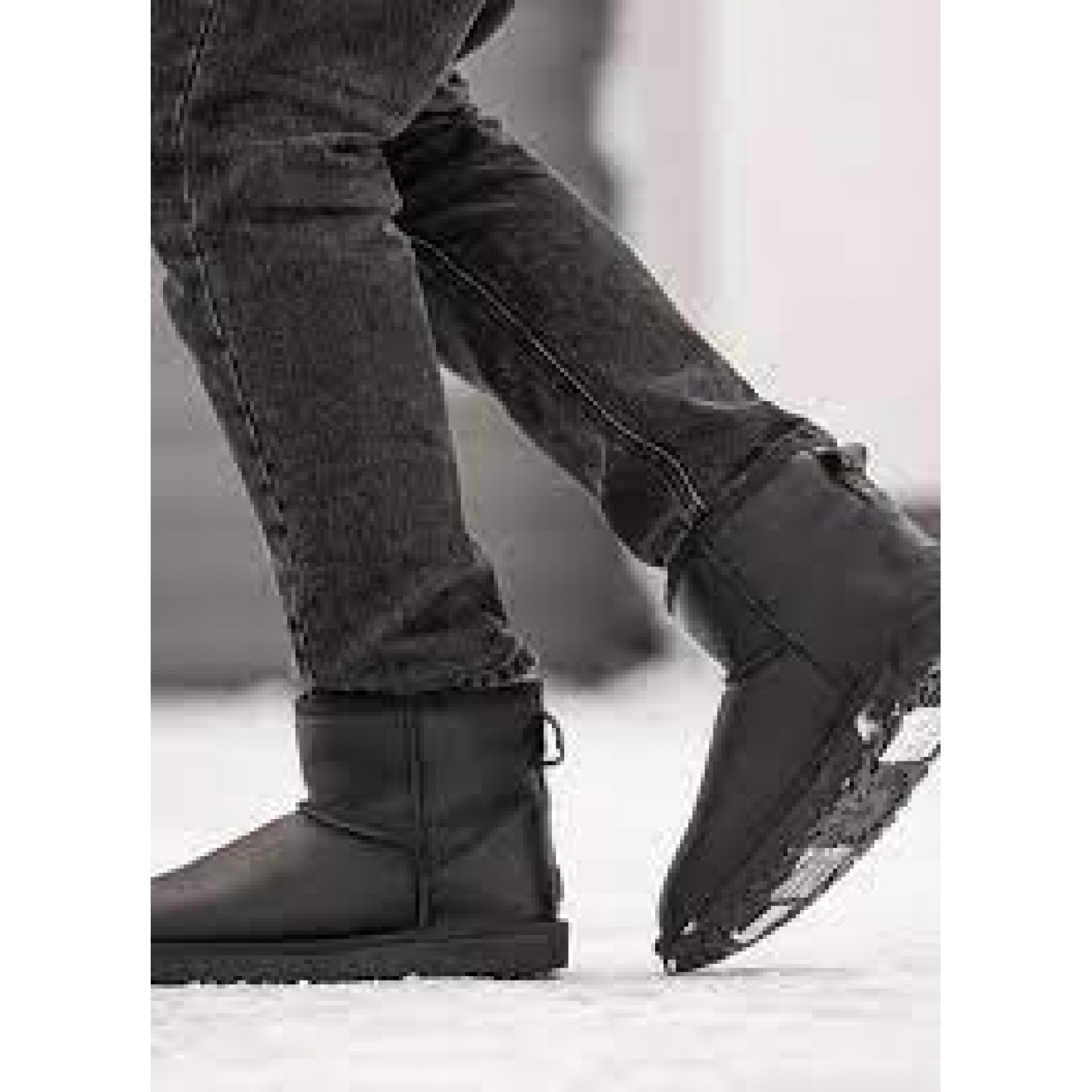 UGG Mens Classic Mini Metallic Grey 