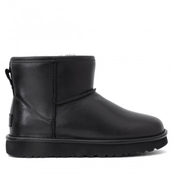 UGG Mens Classic Mini Leather Black 