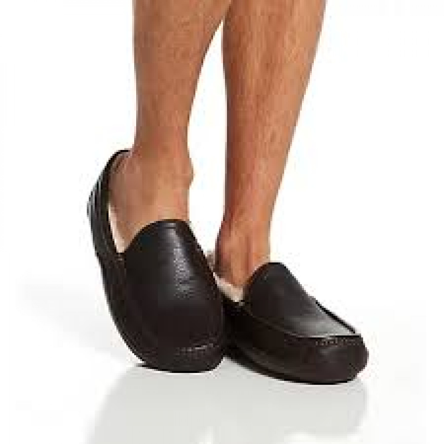 UGG Mens Ascot Leather Black 