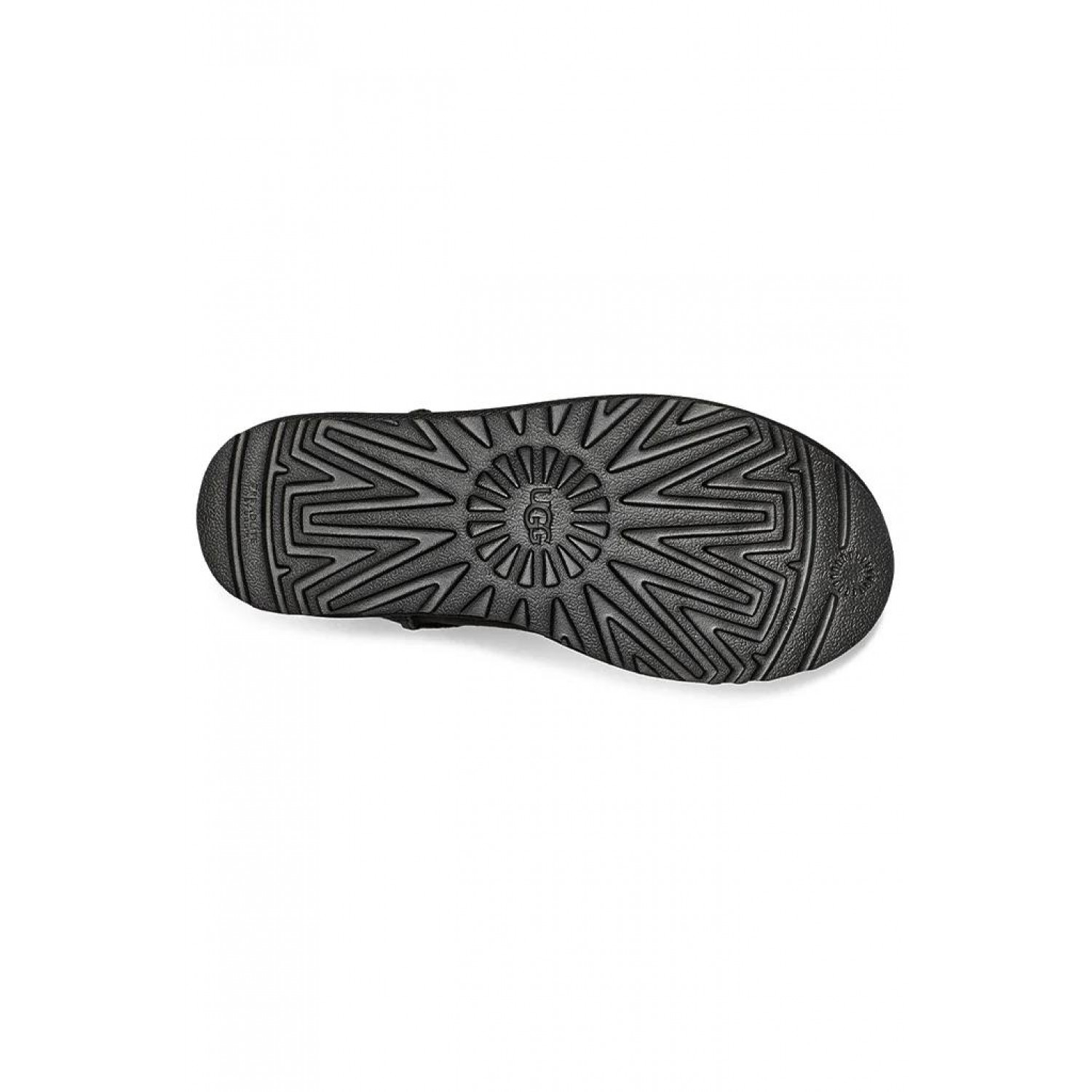UGG Mens Classic Mini Double Zip Metallic Black 
