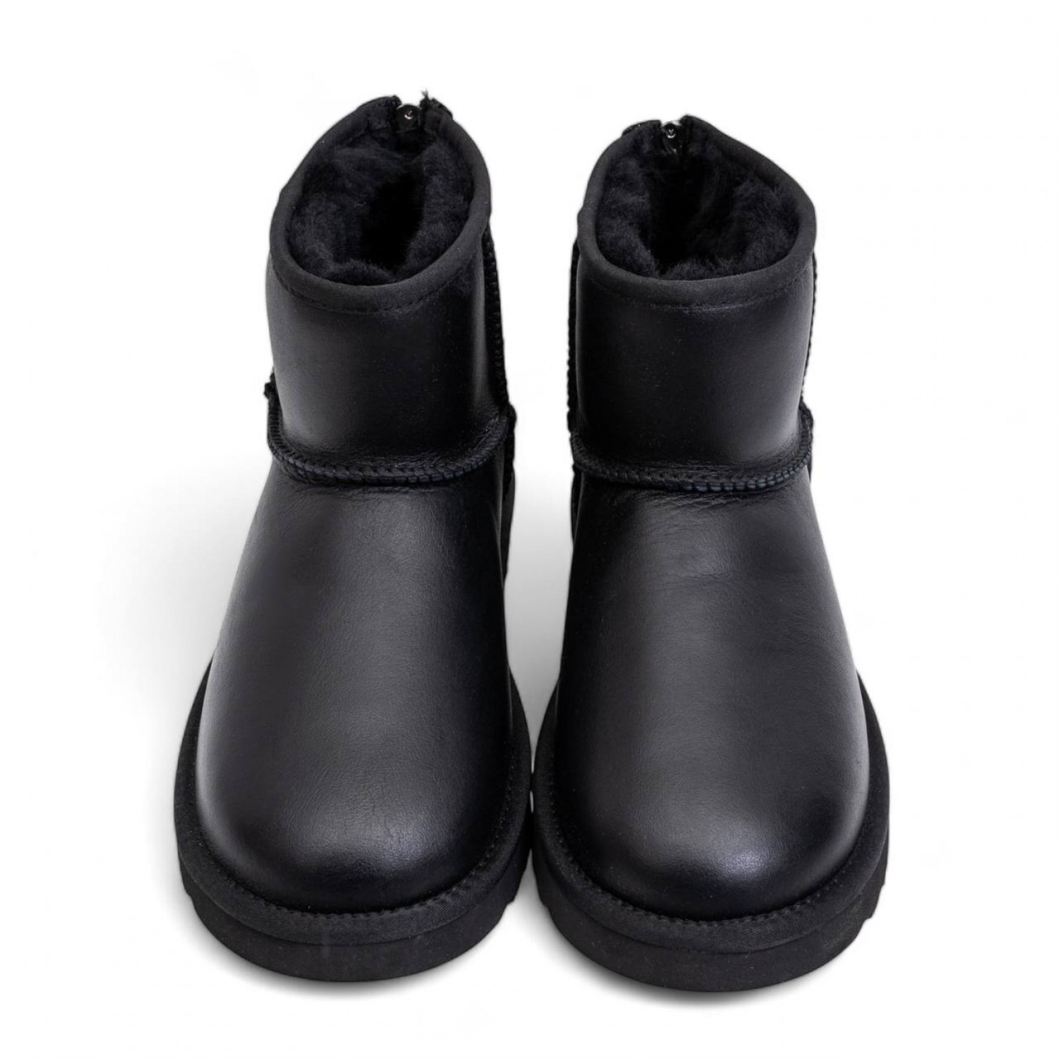 UGG Mens Classic Mini Zip Metallic Black 