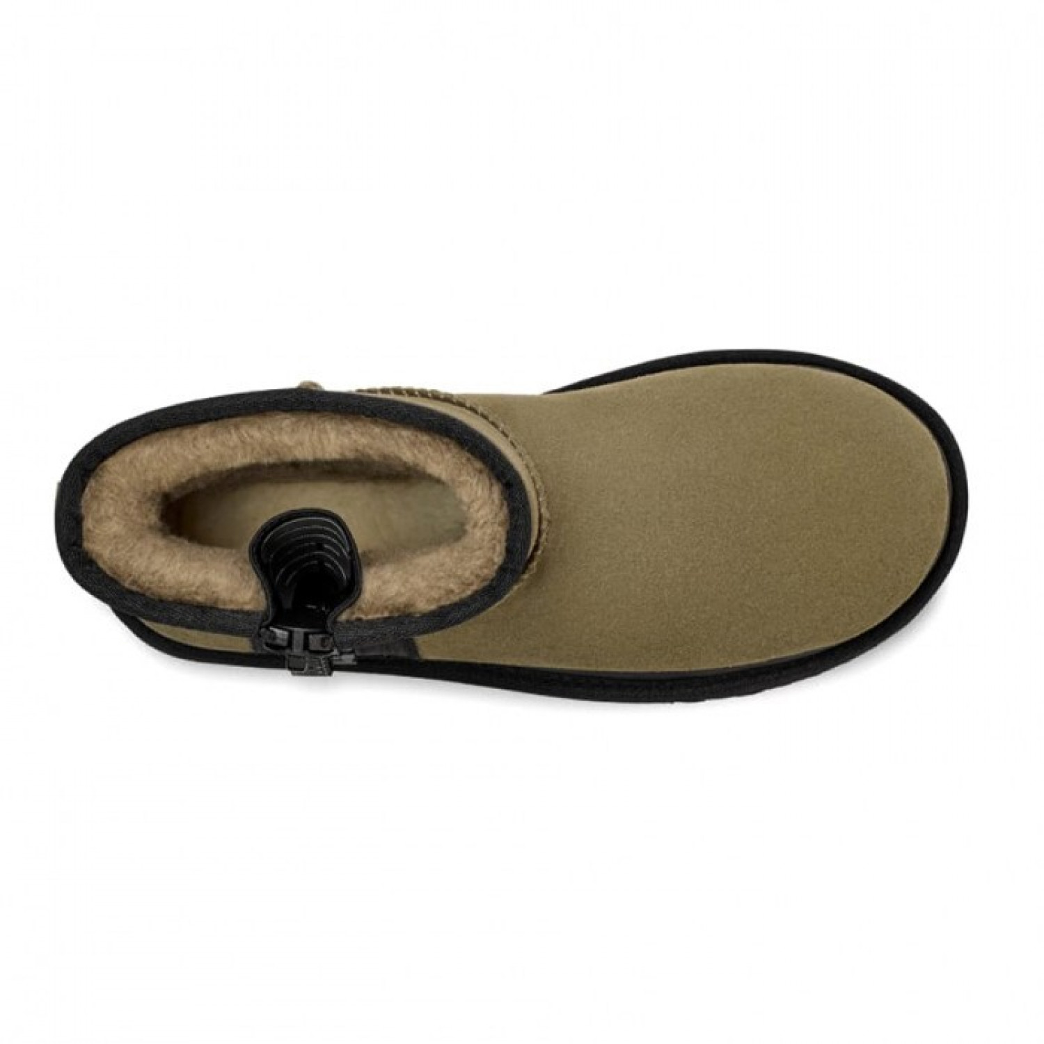 UGG Classic Mini Zipper Tape Logo Burnt Olive
