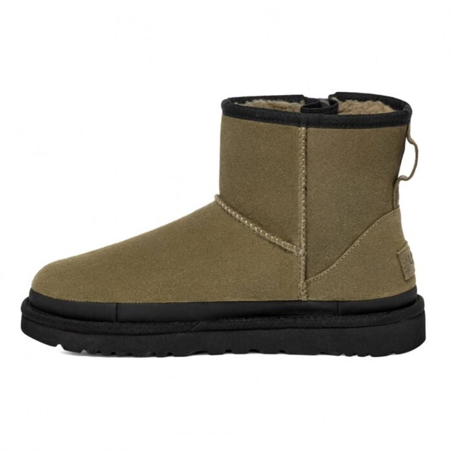 UGG Classic Mini Zipper Tape Logo Burnt Olive
