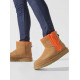 UGG Classic Mini Zipper Tape Logo Chestnut