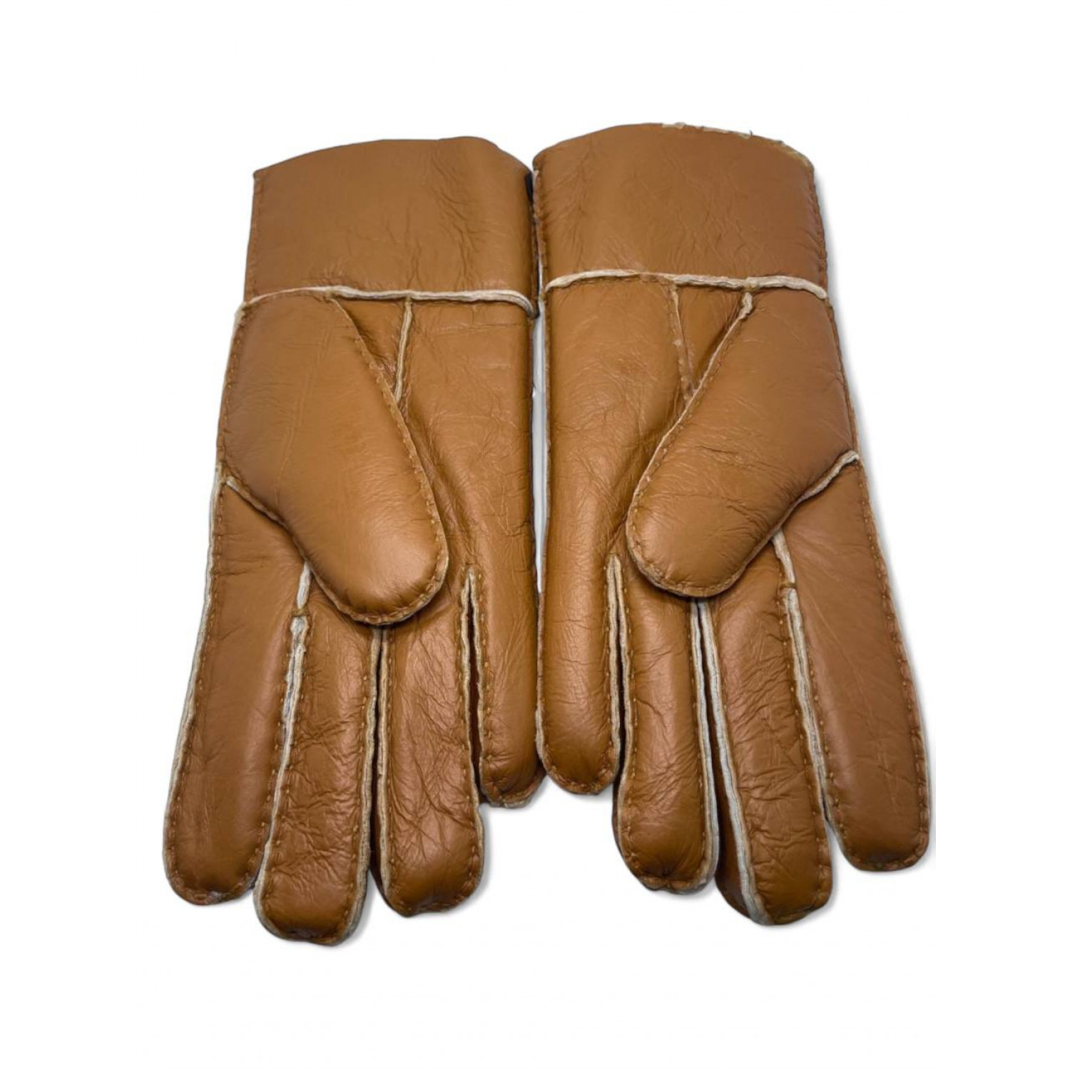 UGG Women's Sheepskin Glove Metallic Chestnut