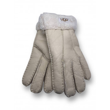 UGG Women's Sheepskin Glove Metallic Beige