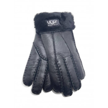 UGG Women's Sheepskin Glove Metallic Black