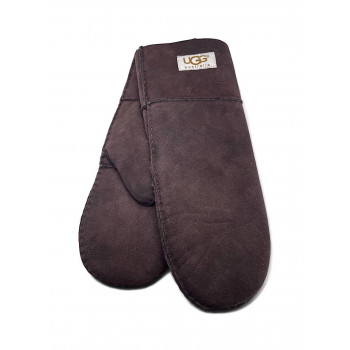 UGG Women's Sheepskin Mitten Chocolate