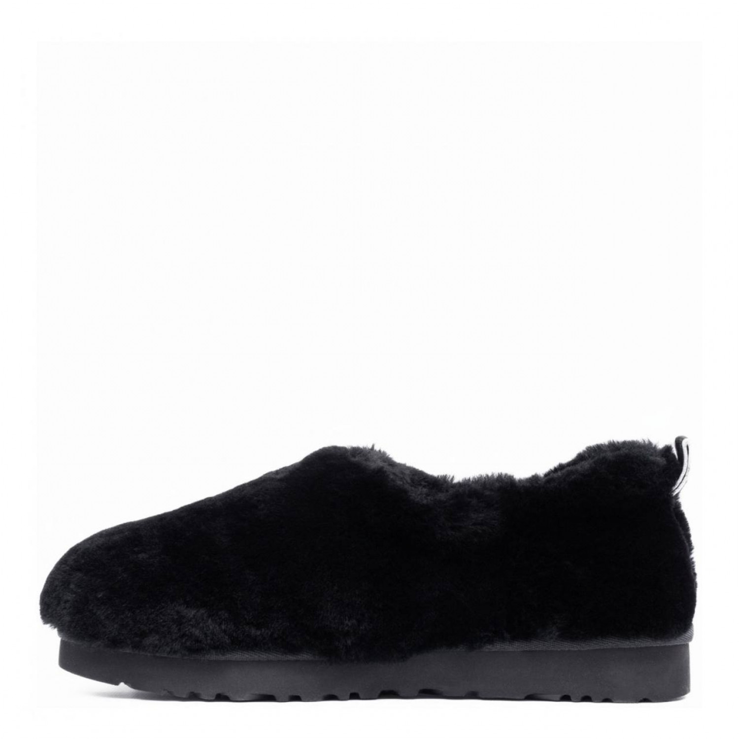 UGG Hailey Fluff Slippers Black