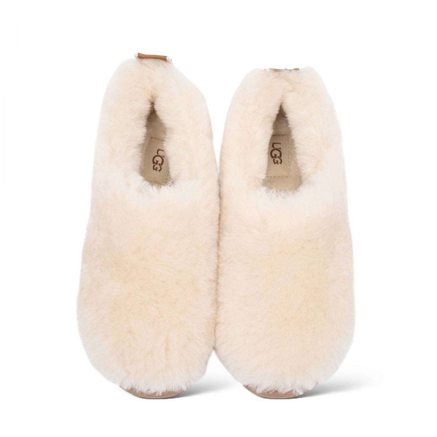 UGG Hailey Fluff Slippers Natural