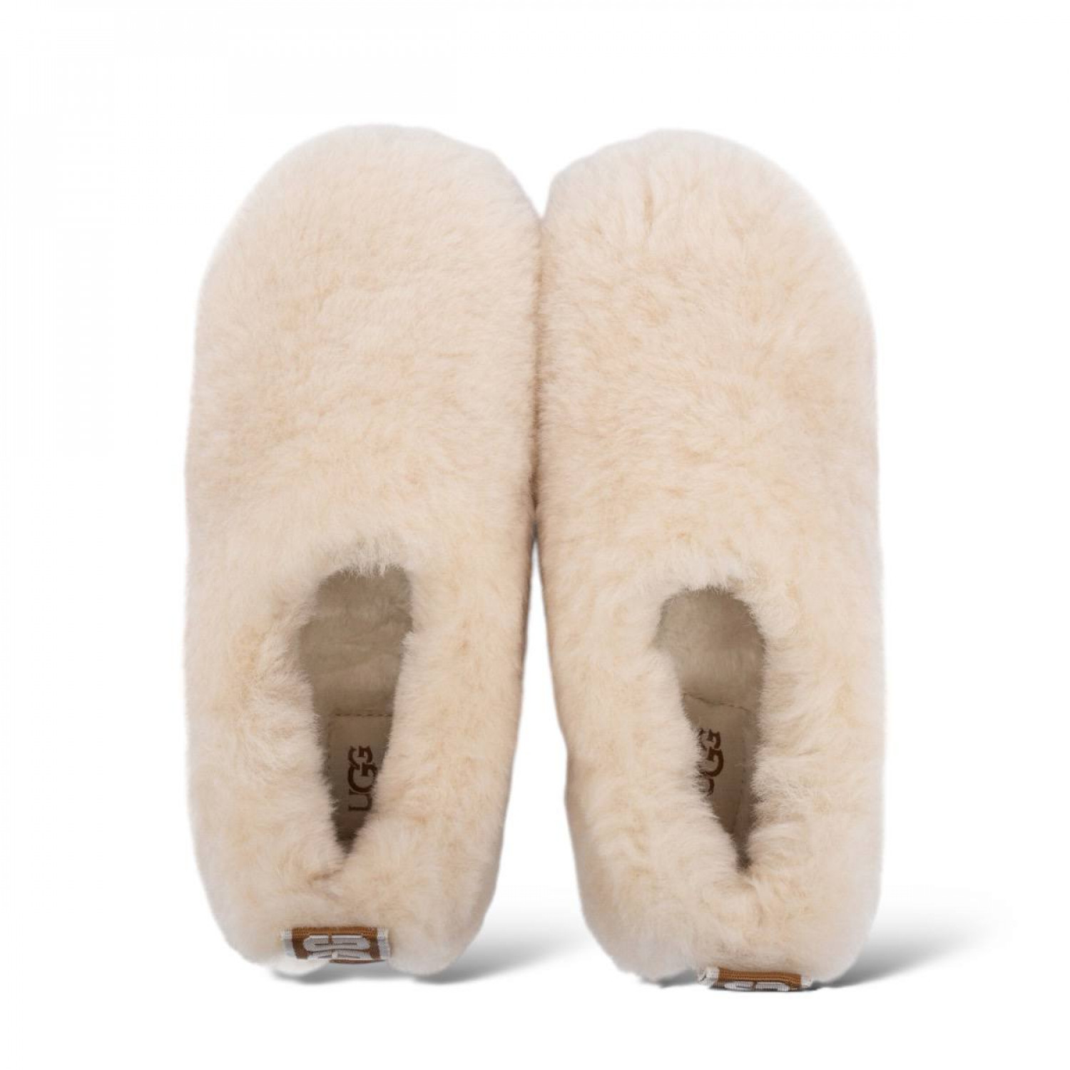 UGG Hailey Fluff Slippers Natural