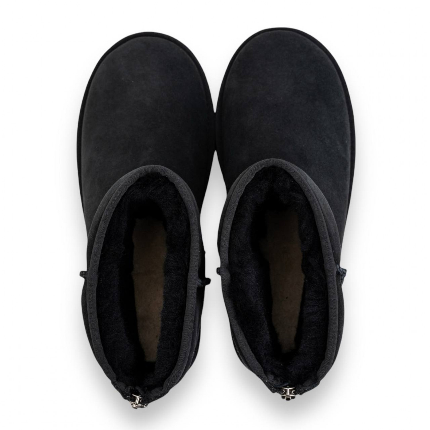 UGG Mens Classic Short Zip Black 