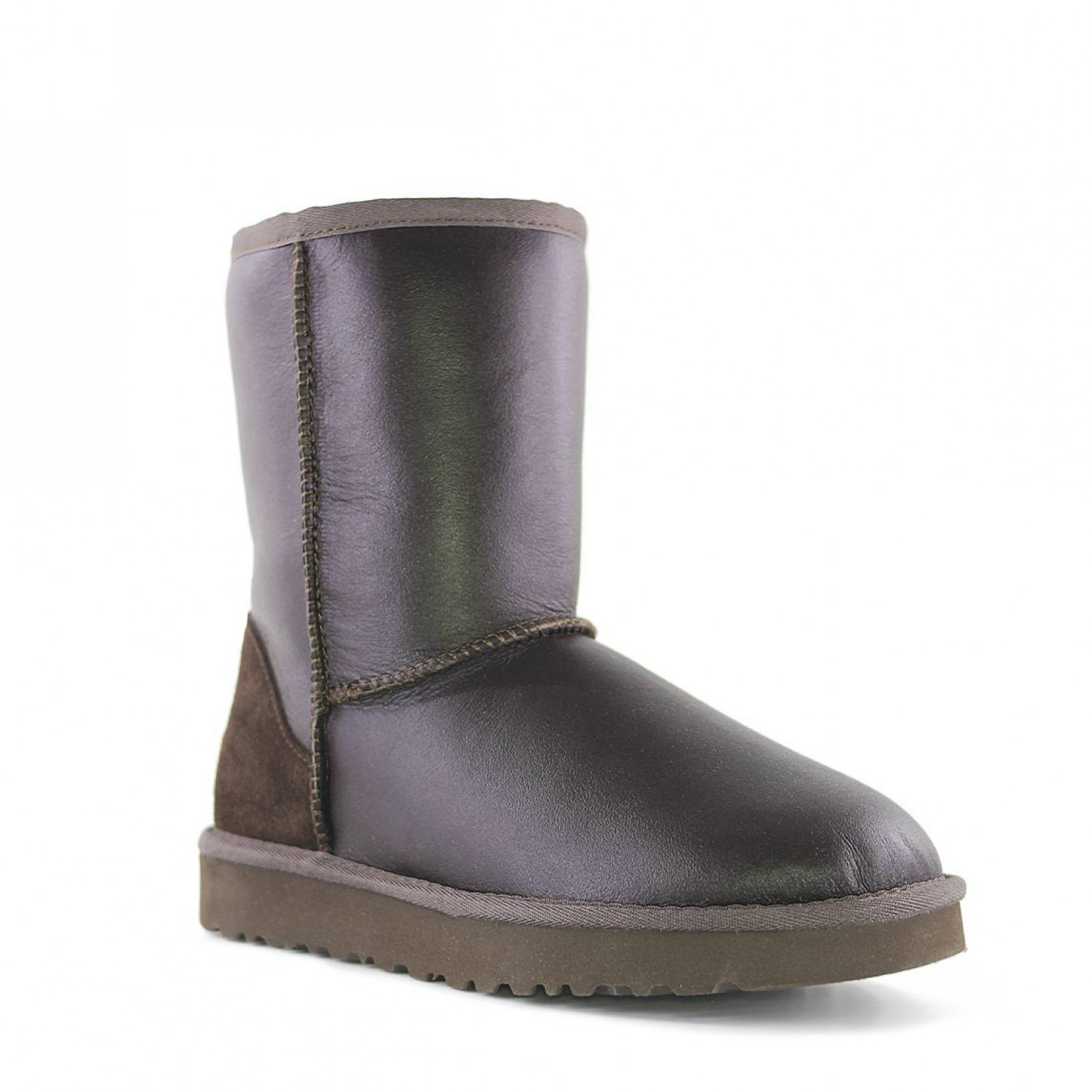 UGG Classic Short Metallic Chocolate