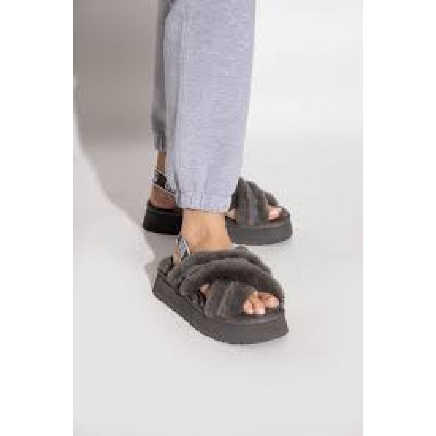 UGG Disco Cross Slide Grey