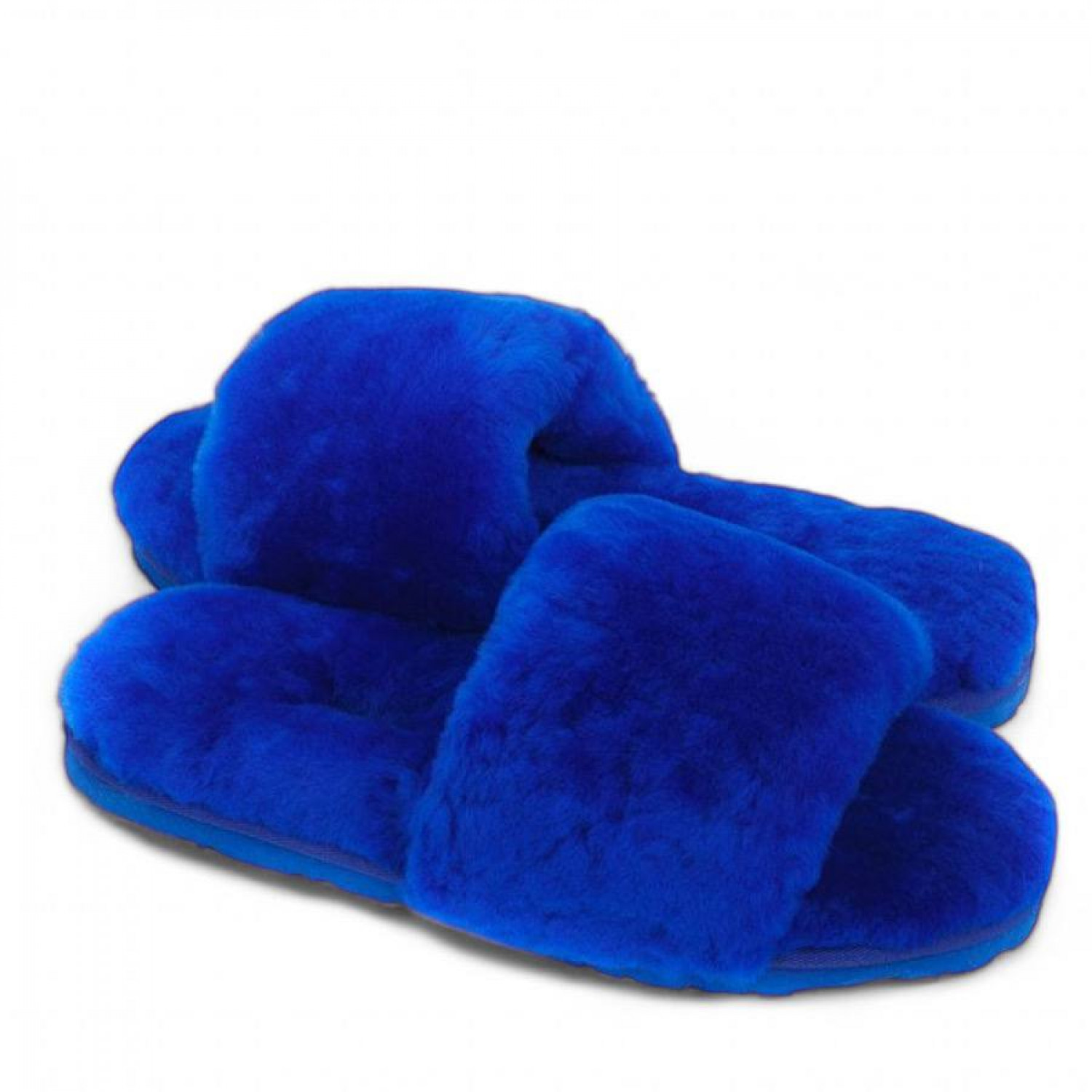 UGG Fluff Slide Slippers Blue