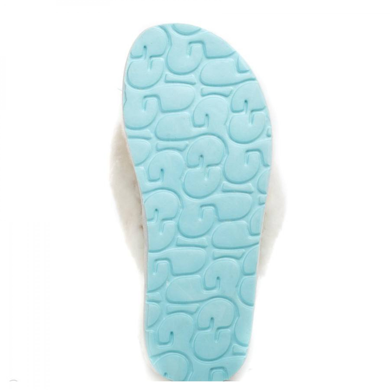 UGG Fluff Flip Flop White