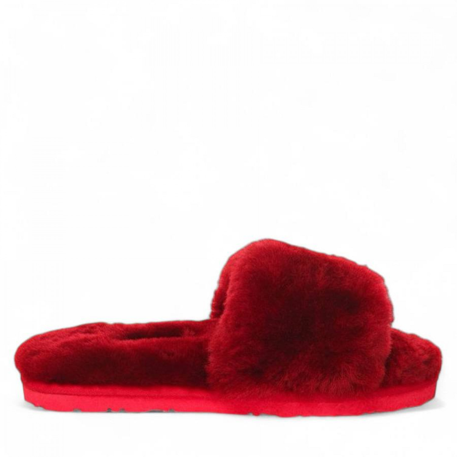 UGG Fluff Slide Slippers Bordo