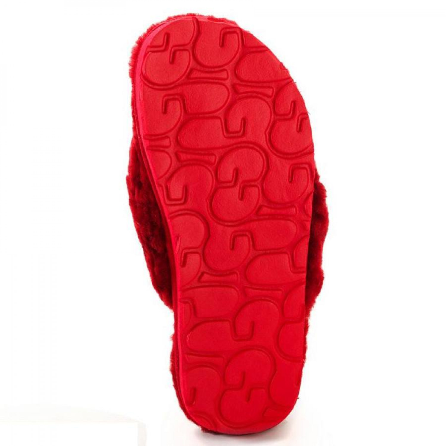 UGG Fluff Flip Flop Bordo