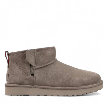 UGG Men Classic Ultra Mini ZIP Smoke 
